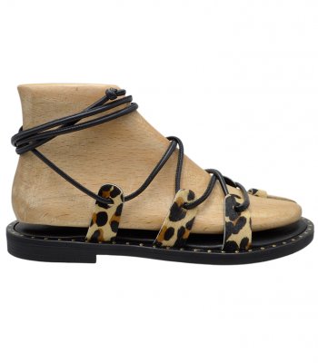 SANDAL U2-080 PONY  LEOPARD 2