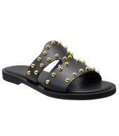 SANDAL U32-015 BLACK LEATHER 3