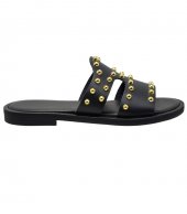 SANDAL U32-015 BLACK LEATHER 2