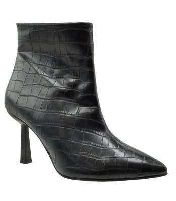 BOOTS U25-615  BLACK CROCO PU 2