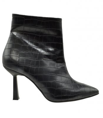 BOOTS U25-615  BLACK CROCO PU 1