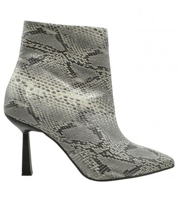 BOOTS U25-615 WHITE SNAKE PU 1