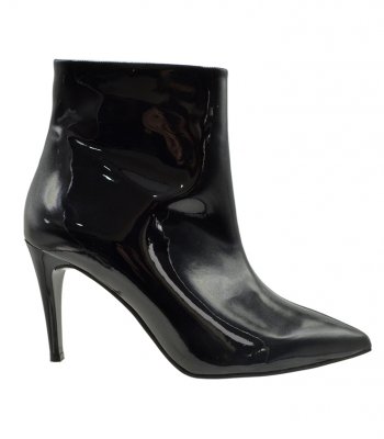 BOOTS U25-612 BLACK PATENT PU 1
