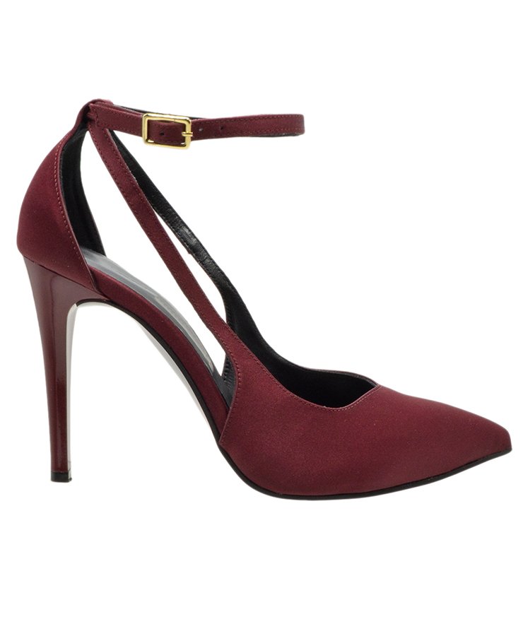 HIGH HEEL PUMPS  U25-634 BORDEAUX SATIN