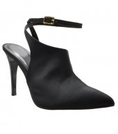 HIGH HEEL PUMPS U25-635 BLACK SATIN  2