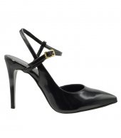 HIGH HEEL PUMPS U25-606 BLACK PATENT PU 1