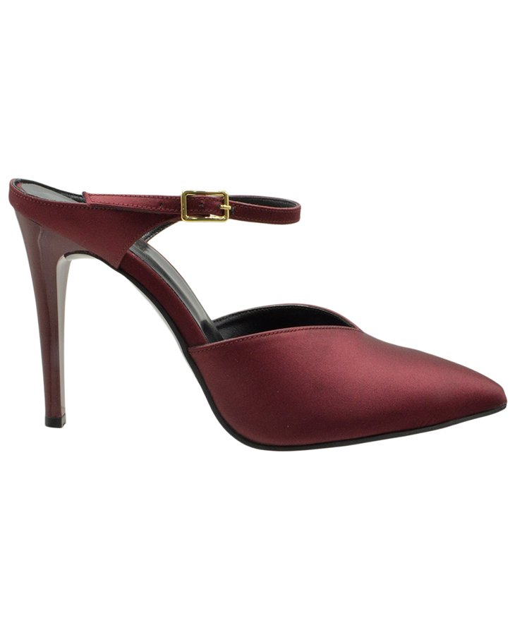 HIGH HEEL PUMPS  U25-607 BORDEAUX SATIN