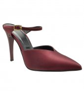HIGH HEEL PUMPS  U25-607 BORDEAUX SATIN 2