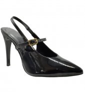 HIGH HEEL PUMPS U25-608 BLACK PATENT PU 2