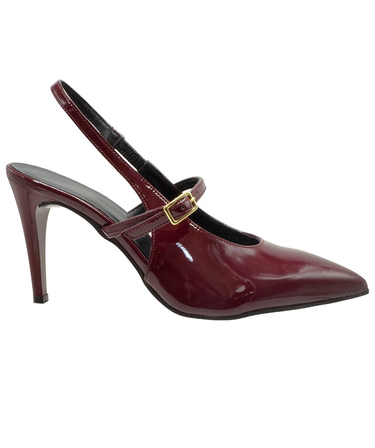HIGH HEEL PUMPS  U25-608 BORDEAUX PATENT PU