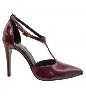 HIGH HEEL PUMPS  U25-609 BORDEAUX PATENT PU 1