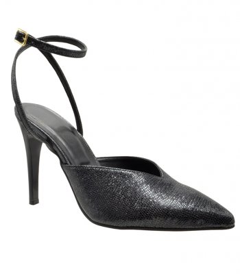 HIGH HEEL PUMPS U25-610 BLACK SNAKE 2