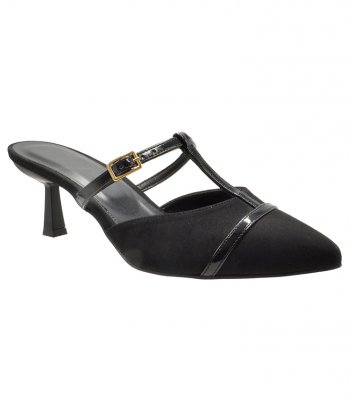 MID HEEL PUMPS U25-616 BLACK CASTOR 2