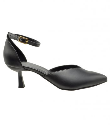 MID HEEL PUMPS U25-618 BLACK MAT 1