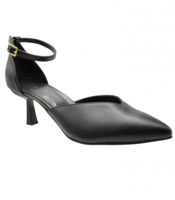 MID HEEL PUMPS U25-618 BLACK MAT 2