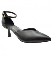 MID HEEL PUMPS U25-618 BLACK MAT 2