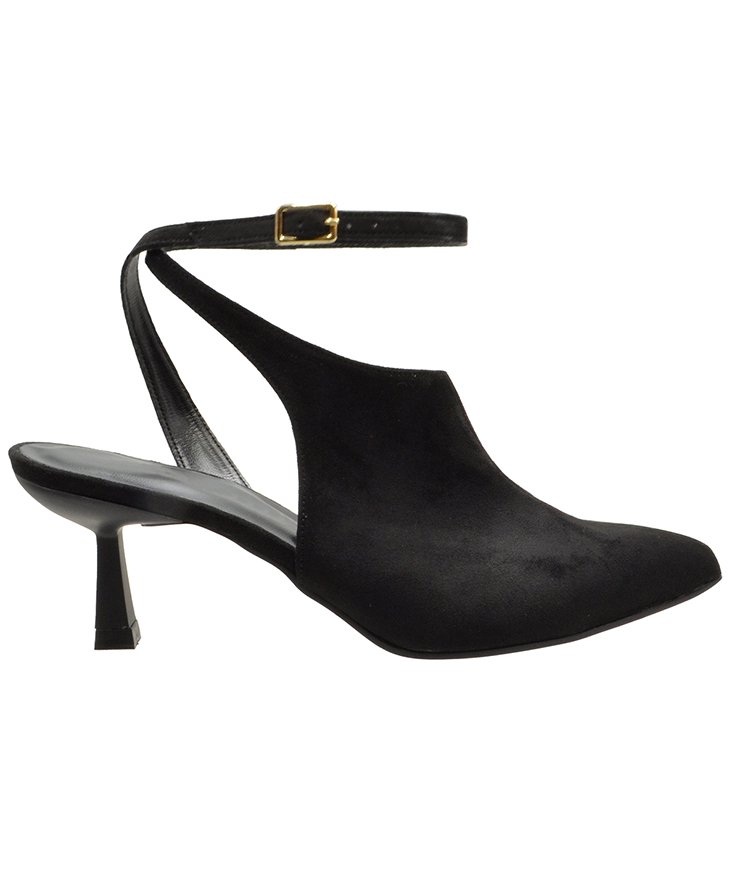 MID HEEL PUMPS U25-637 BLACK CASTOR