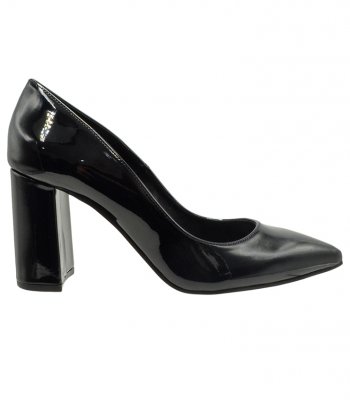 HIGH HEEL PUMPS U25-603 BLACK PATENT PU 1