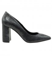 HIGH HEEL PUMPS U25-603 BLACK SNAKE 1