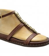 SANDAL U111-003 BROWN LEATHER 3