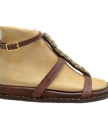 SANDAL U111-003 BROWN LEATHER 2