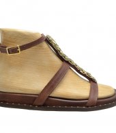 SANDAL U111-003 BROWN LEATHER 2