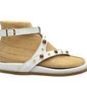 SANDAL U114-010 WHITE LEATHER 2