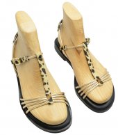 FLEX SANDAL U108-019 PONY LEOPARD LEATHER 1
