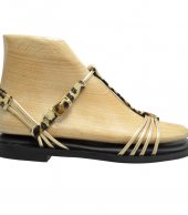 FLEX SANDAL U108-019 PONY LEOPARD LEATHER 2