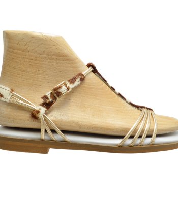 FLEX SANDAL U108-019 WHITE COW LEATHER 2