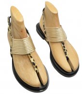 FLEX SANDAL U108-020 PONY LEOPARD LEATHER 1