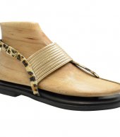 FLEX SANDAL U108-020 PONY LEOPARD LEATHER 3