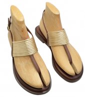 FLEX SANDAL U108-020 BROWN LEATHER 1
