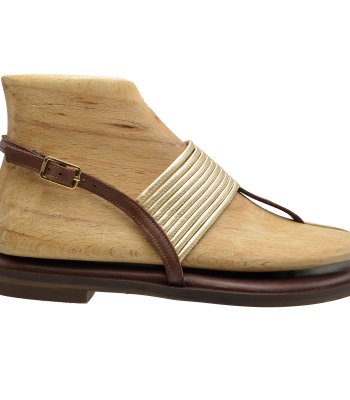 FLEX SANDAL U108-020 BROWN LEATHER 2