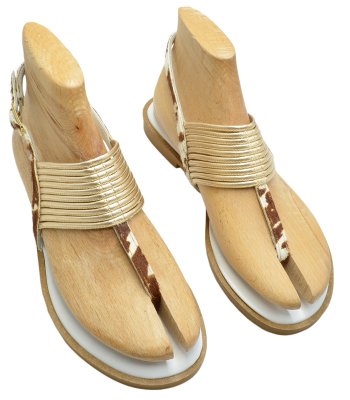FLEX SANDAL U108-020 WHITE COW LEATHER 1