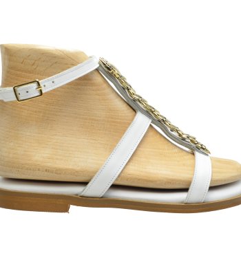FLEX SANDAL U108-026 WHITE LEATHER 2