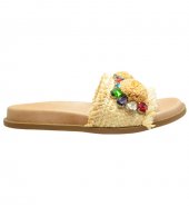 SANDAL U114-004 NATURAL RAFFIA 1