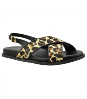 SANDAL U114-013 PONY LEOPARD LEATHER 2
