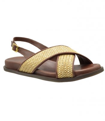 SANDAL U114-013 NATURAL RAFFIA 2