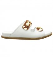 SANDAL U114-012 WHITE LEATHER 1