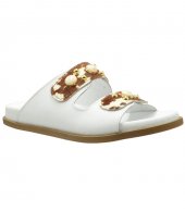 SANDAL U114-012 WHITE LEATHER 2