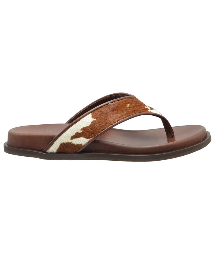 SANDAL U114-017 BROWN COW LEATHER