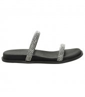 SANDAL U114-018 BLACK STRASS 1