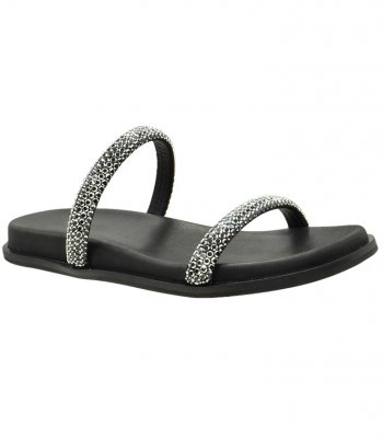 SANDAL U114-018 BLACK STRASS 2