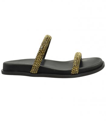 SANDAL U114-018 GOLD STRASS 1