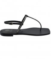 SANDAL U14-007 BLACK LEATHER 2