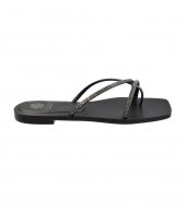 SANDAL U14-006 BLACK LEATHER 2